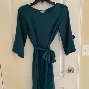H&M jade green dress